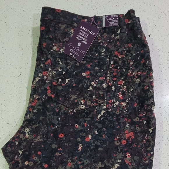 Gloria Vanderbilt Amanda Jeans Floral Classic Rise - Picture 3 of 5
